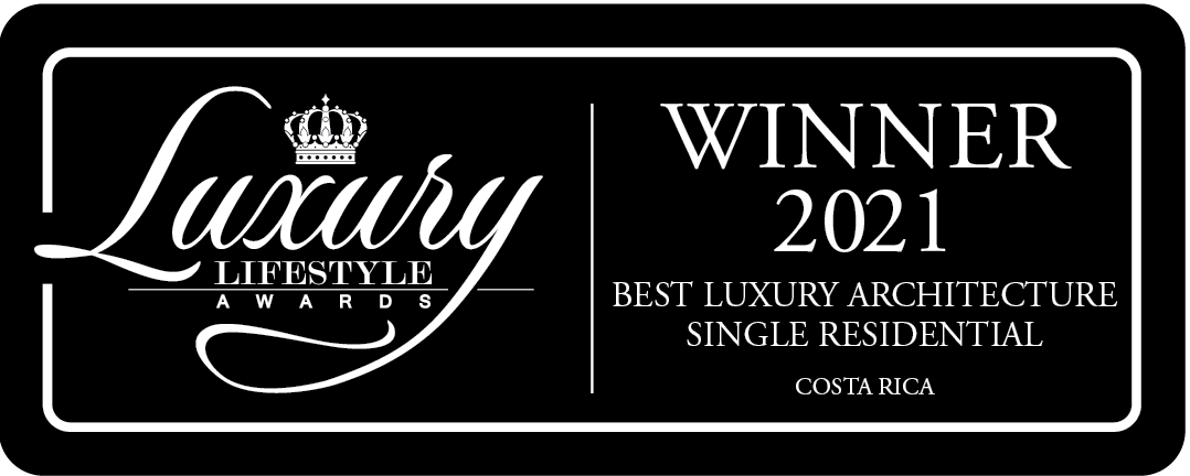 a black and white logo for the luxury lifestyle awards .