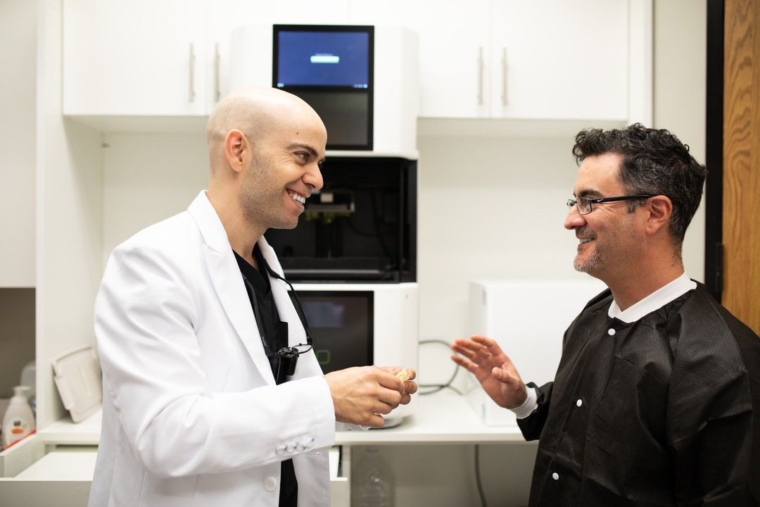 Dr. Salha consultation with his patient