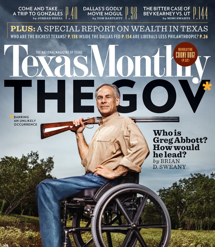Texas Monthly magazine cover