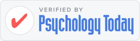 A button that says verified by psychology today