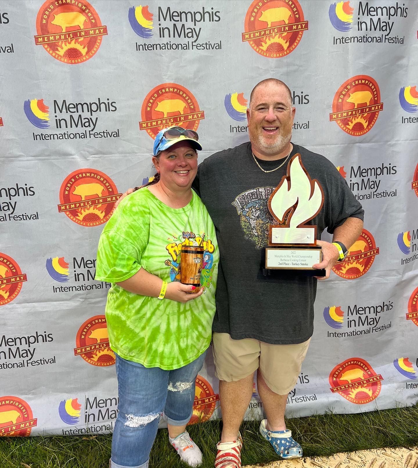 B&B Team Members Russel & Karen Wright, Pitmasters of Wright on Q