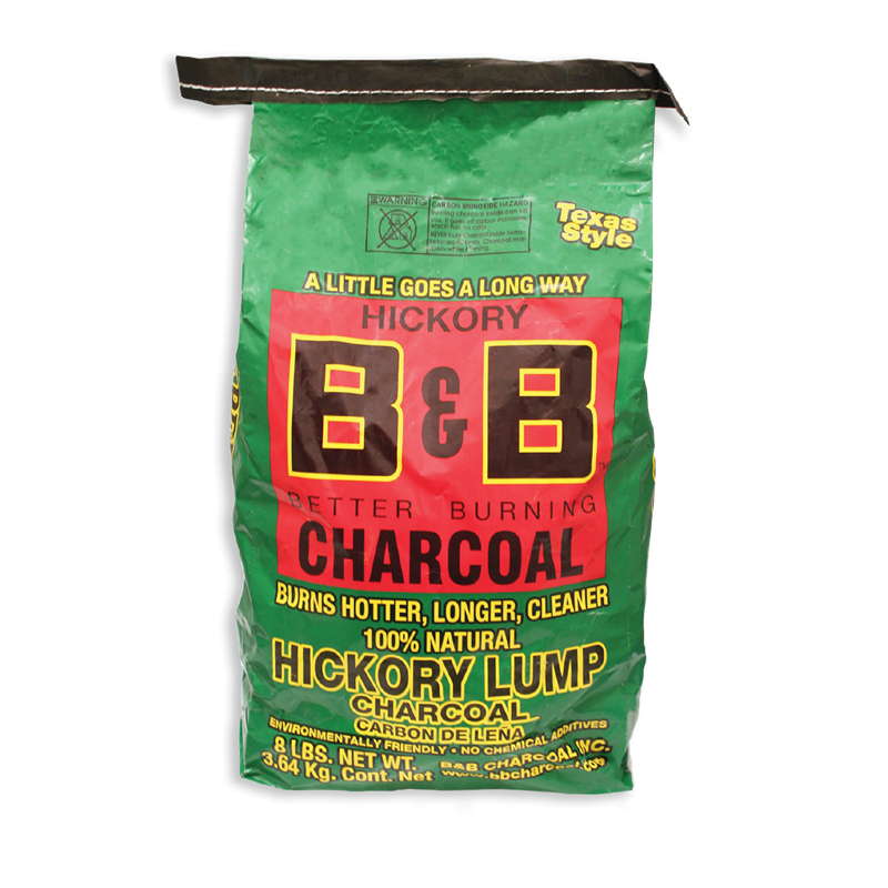 Hickory Lump Charcoal | B&B Charcoal