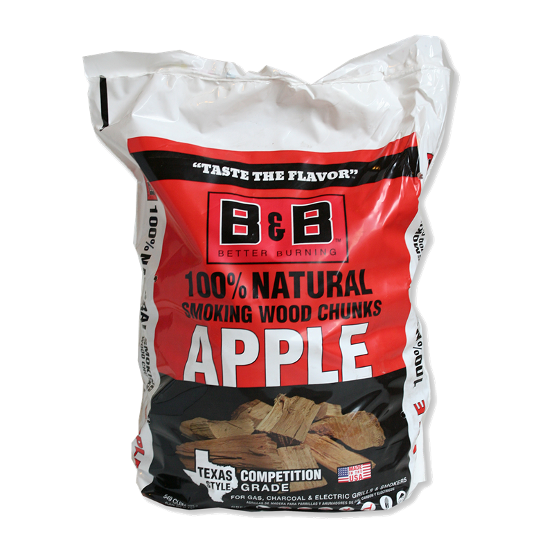 549 cubic inch bag of B&B Apple Smoking Wood Chunks