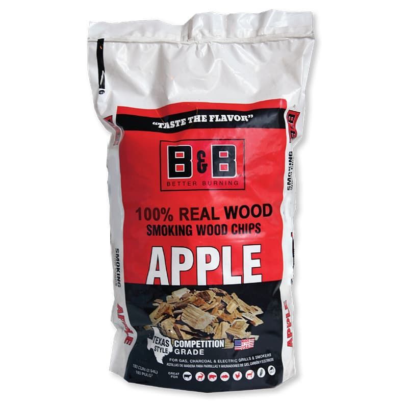 Bag of B&B Apple Smoking Wood Chips, apple wood chips
