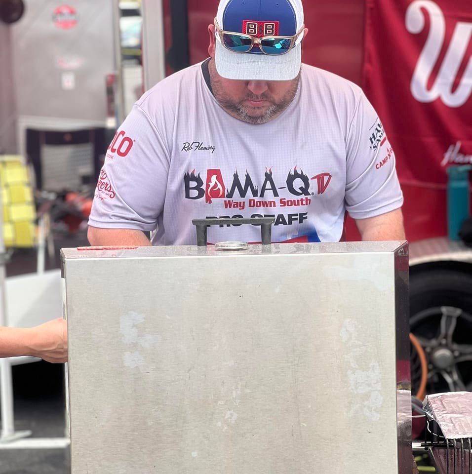 B&B Team Member Rob Fleming pitmaster of Bama BBQ Supply