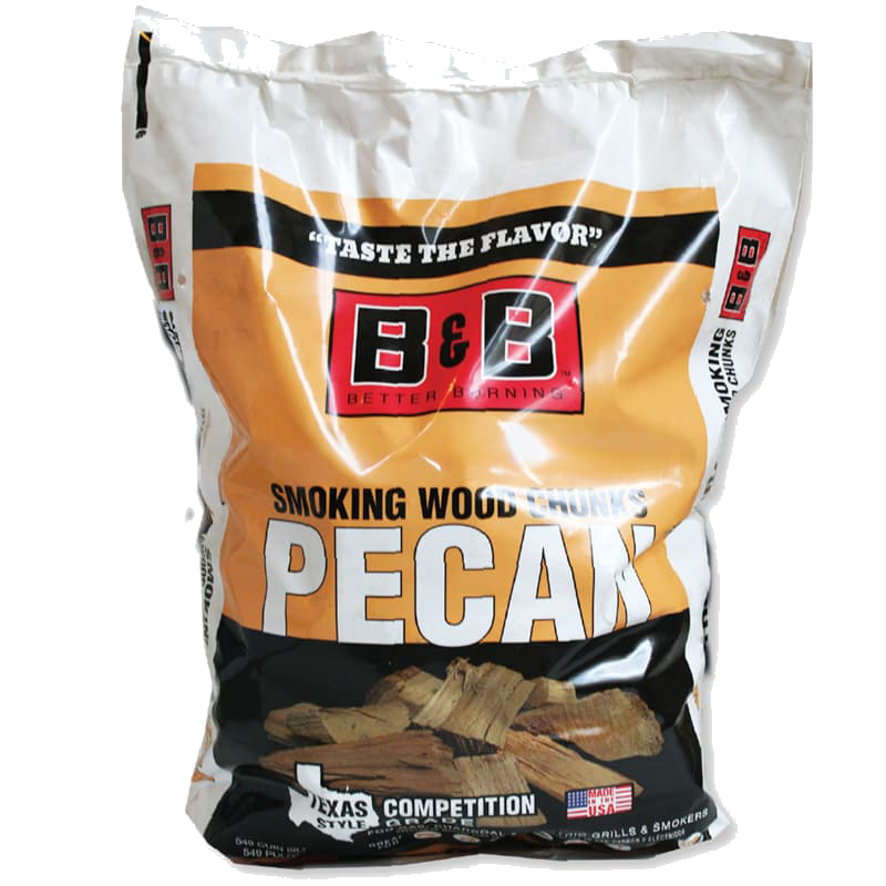 549 cubic inch bag of B&B Pecan Smoking Wood Chunks
