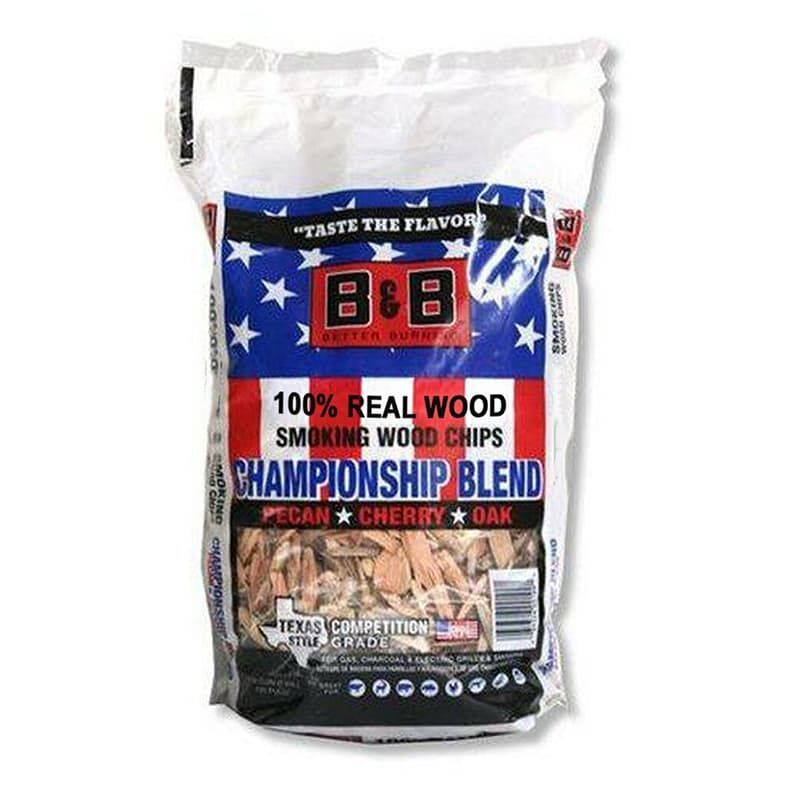 180 cubic inch bag of B&B Championship Blend Smoking Wood Chips