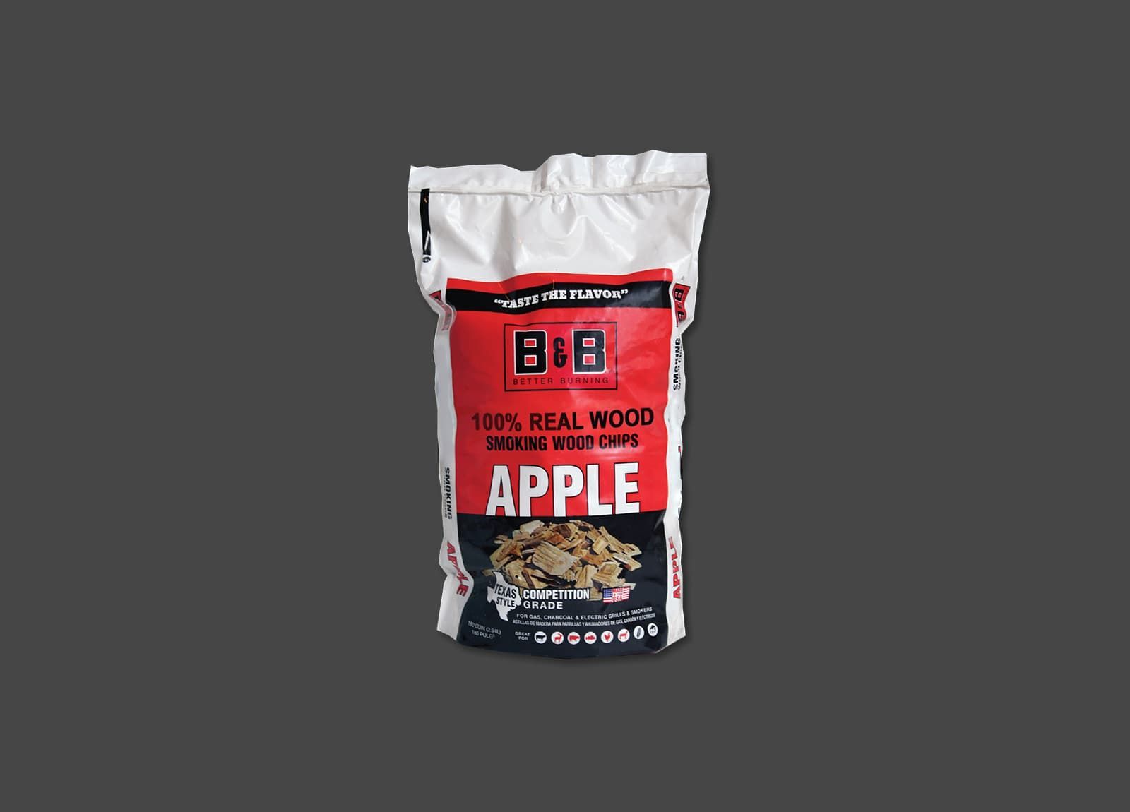 Bag of B&B Apple Smoking Chips