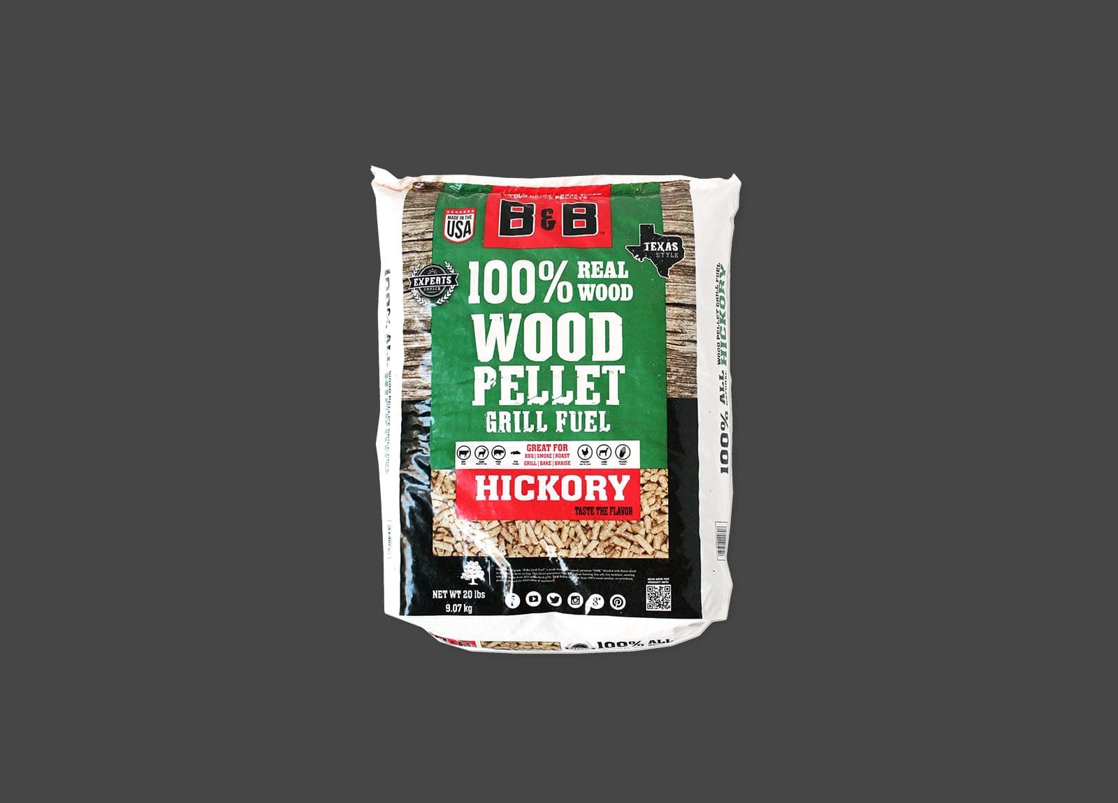 Bag of B&B Hickory Pellets