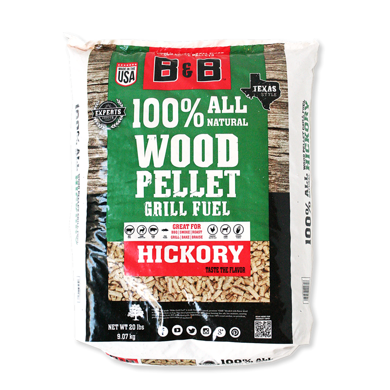 Bag of B&B Hickory Wood Pellets