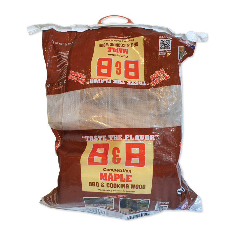 1 cubic foot bag of B&B Maple BBQ & Cooking Wood