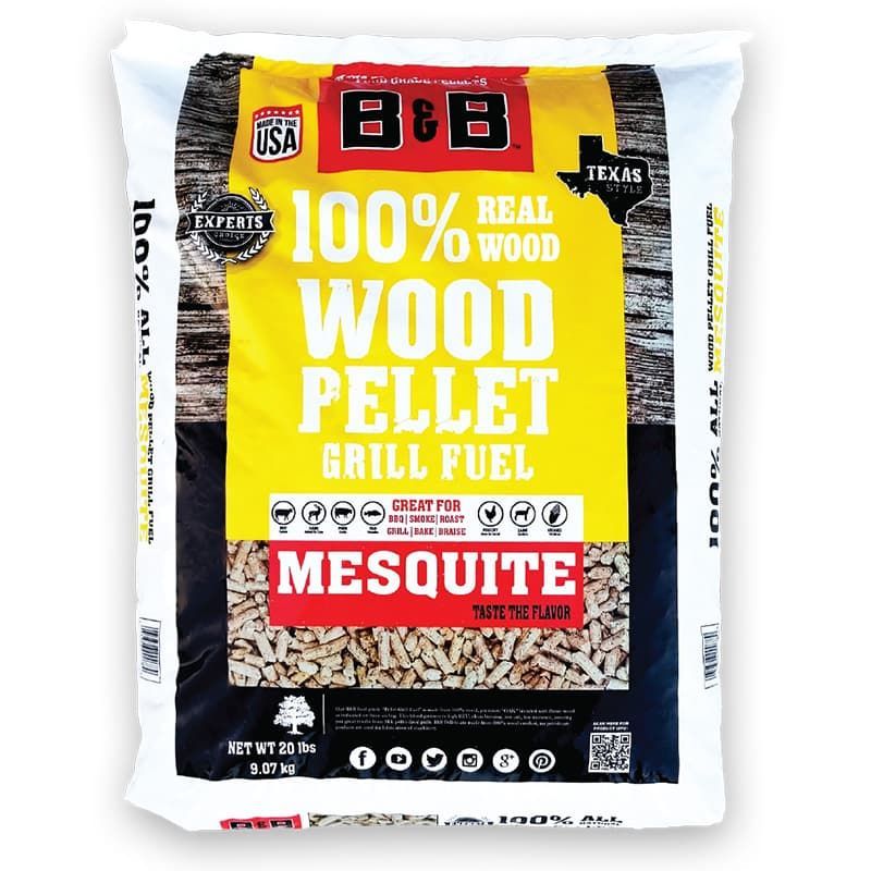 20 lb bag of B&B Mesquite Pellets