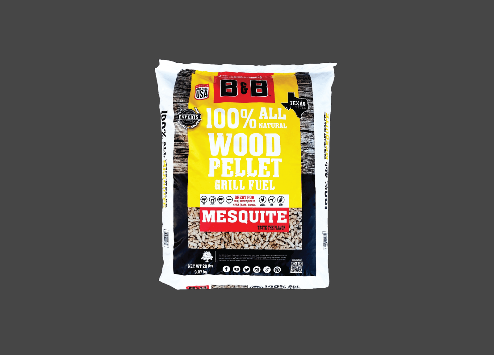 Bag of B&B Mesquite Pellets