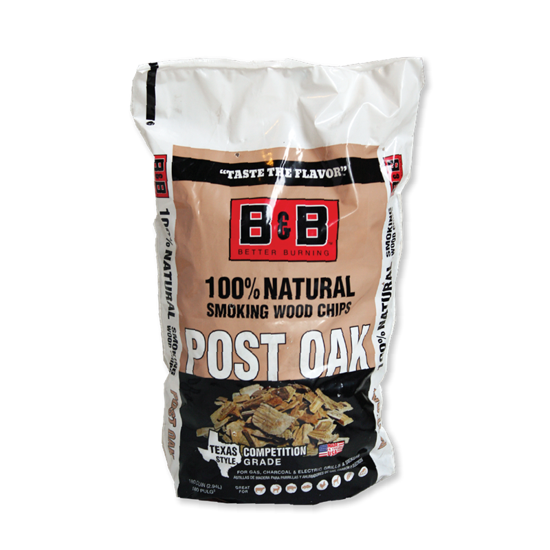 Bag of B&B Post Oak Smoking Wood Chips