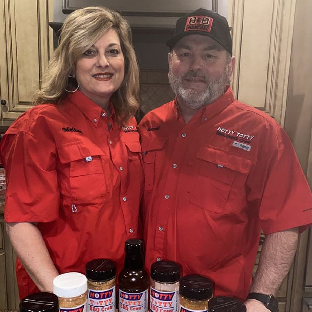B&B Team Members Ronald & Melissa Burns, Pitmasters of Hotty Totty BBQ