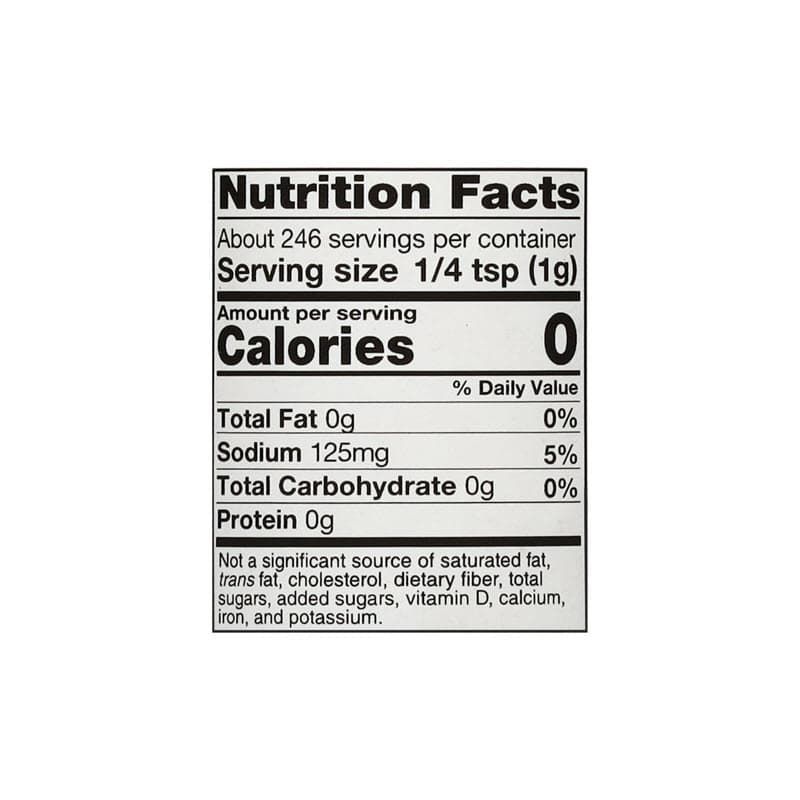 B&B Texas Cattle Run beef rub nutrition facts