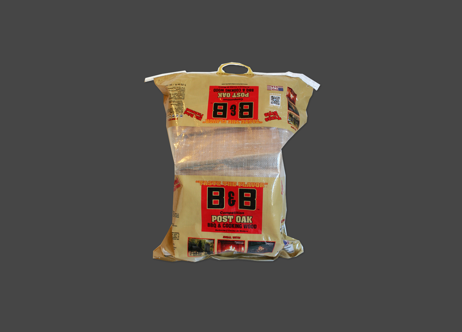 Bag of B&B Post Oak Cooking Wood