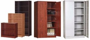There are many different types of shelves and cabinets.