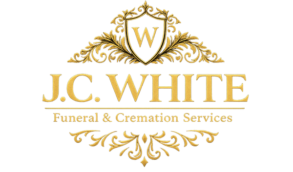 J. C. Whittle logo: white text and design in an oval frame, 