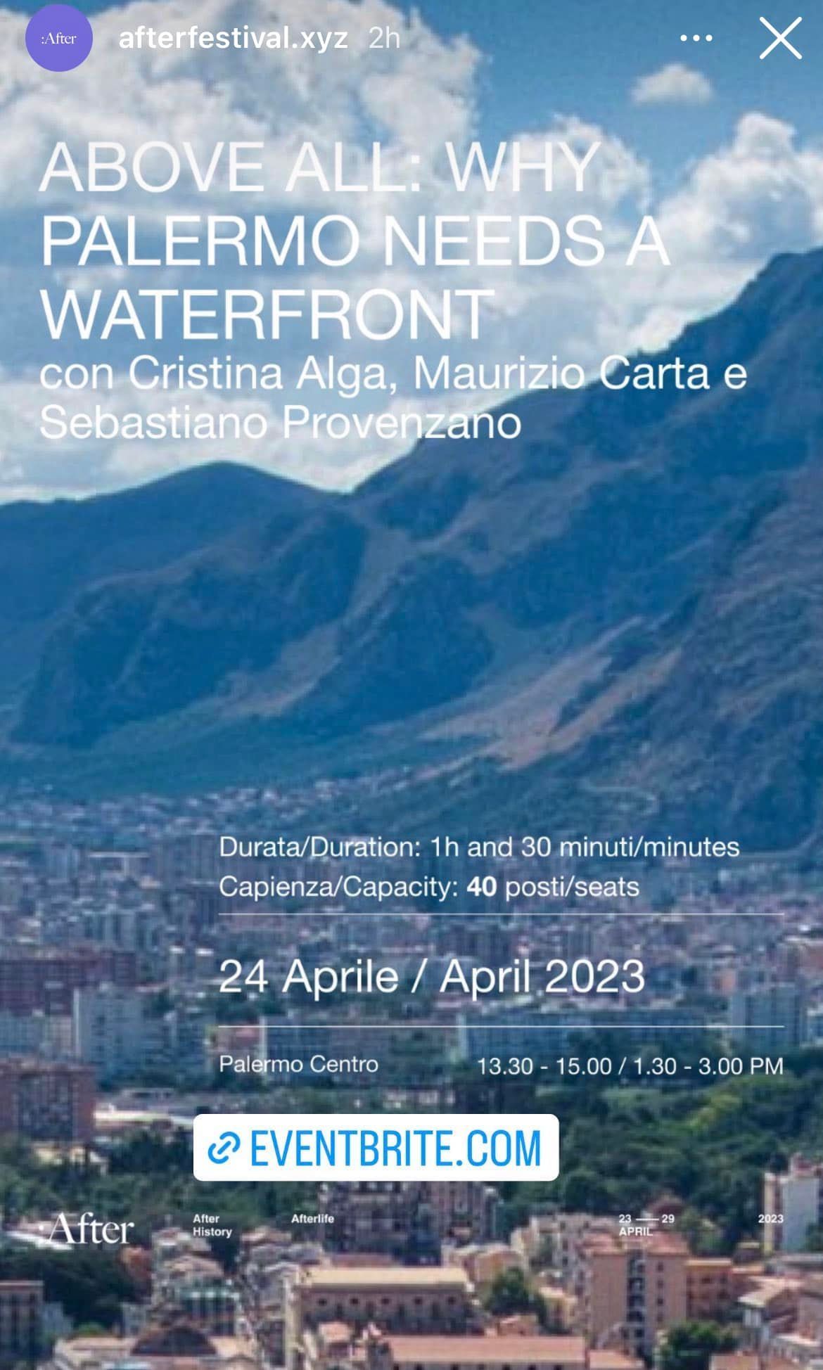 Above All: Why Palermo needs a Waterfront?