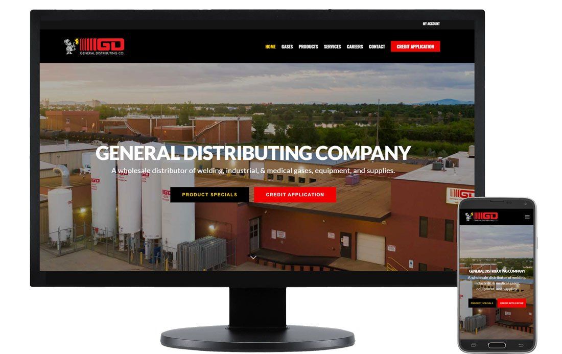 General Distributing Company Website Design