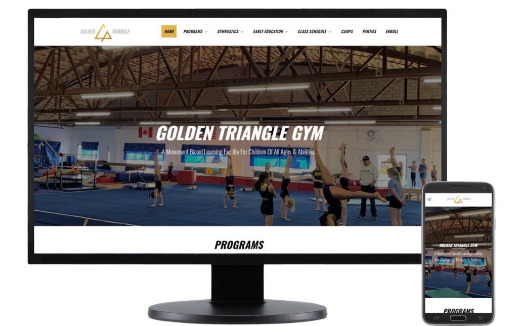 Golden Triangle Gym Website Design Case Study