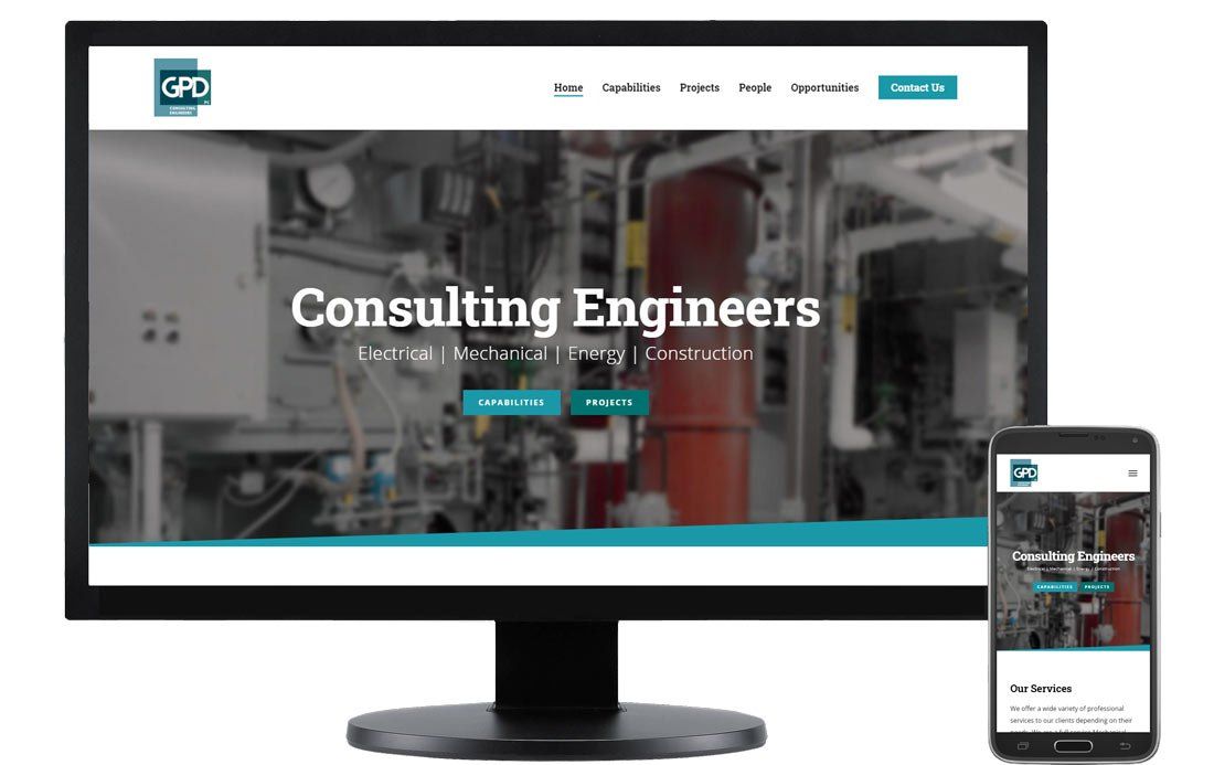 GPD Consulting Engineers Website Design