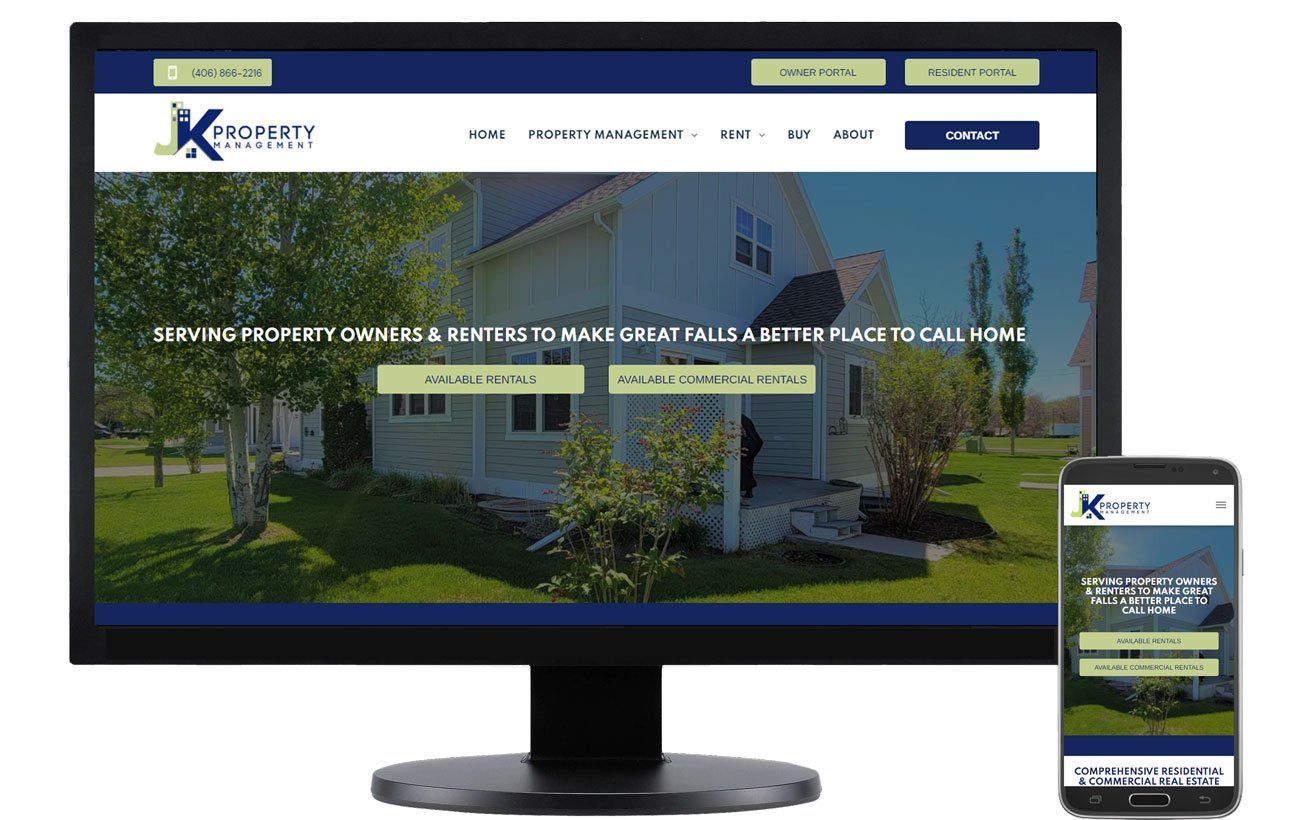 JK Property Management Website Design