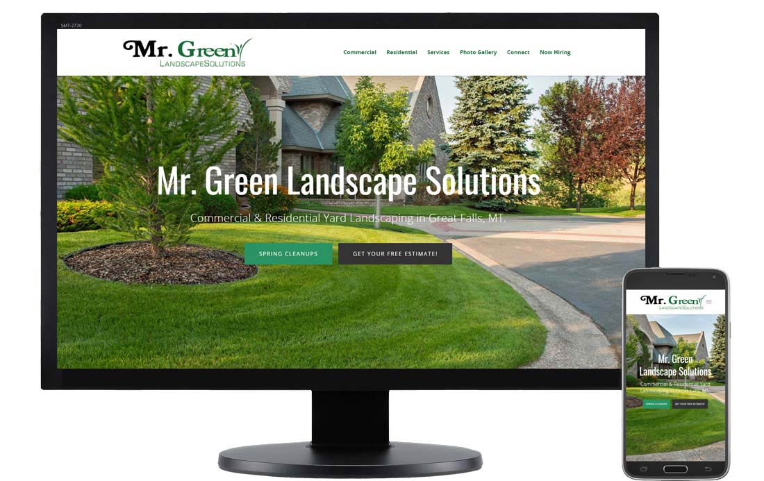Mr Green Landscape Solutions - Website Design For Contractors