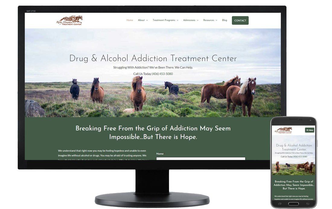 Rocky Mountain Treatment Center Website Design