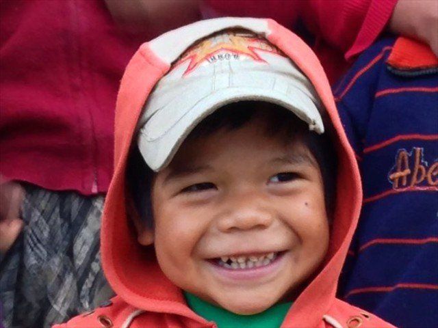A MAYAN CHILD'S SMILE OF GRATITUDE!