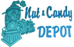 the nut and candy blue logo
