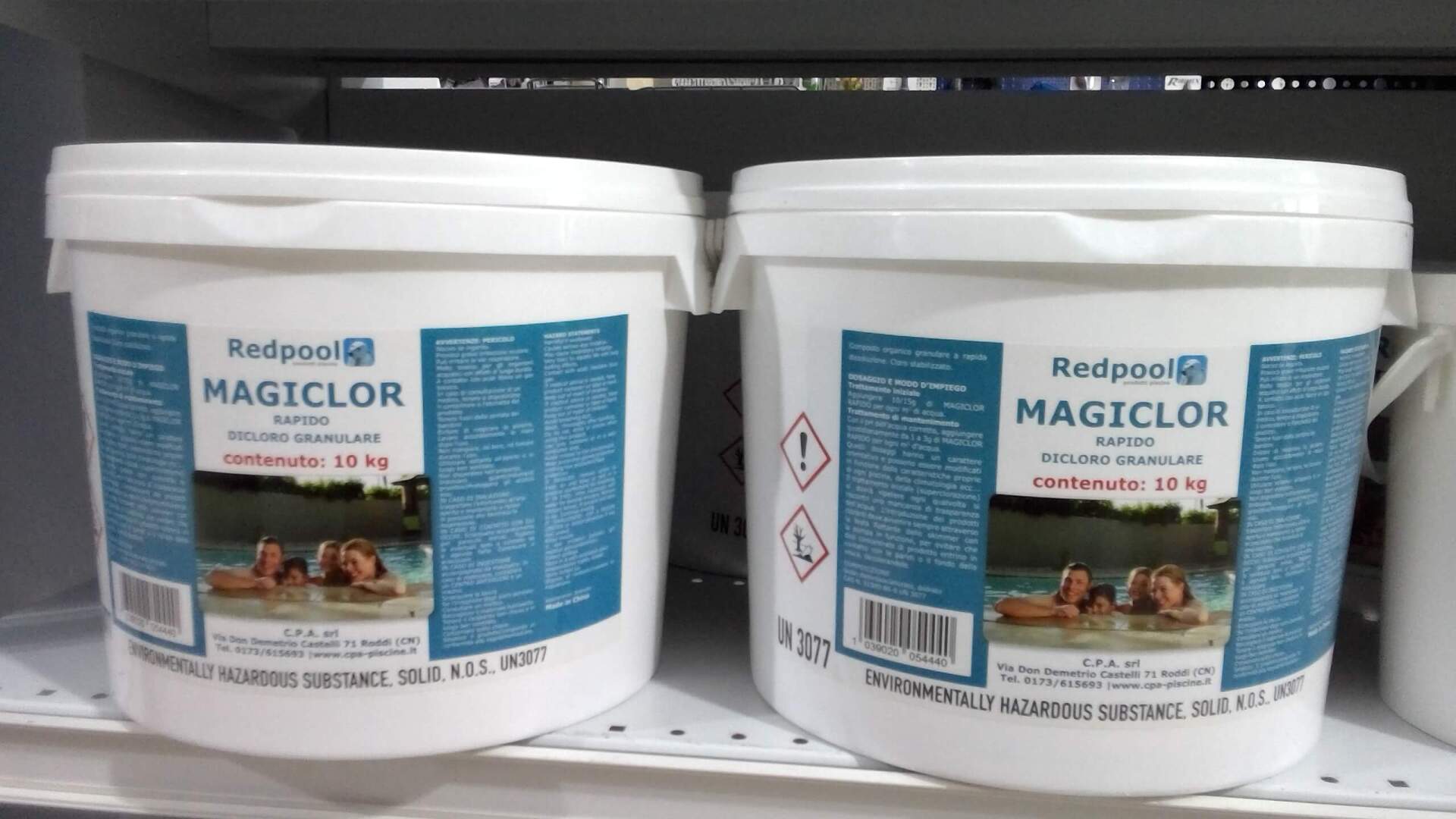 prodotti per piscina