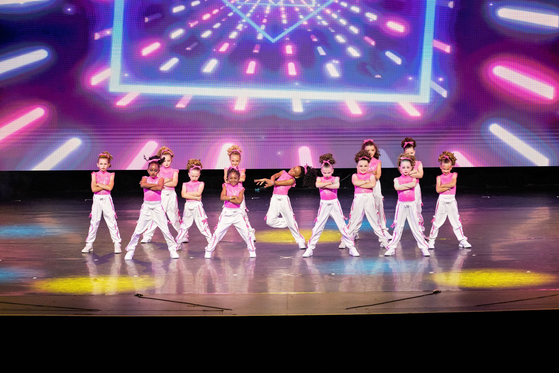 Young hip hop dancers