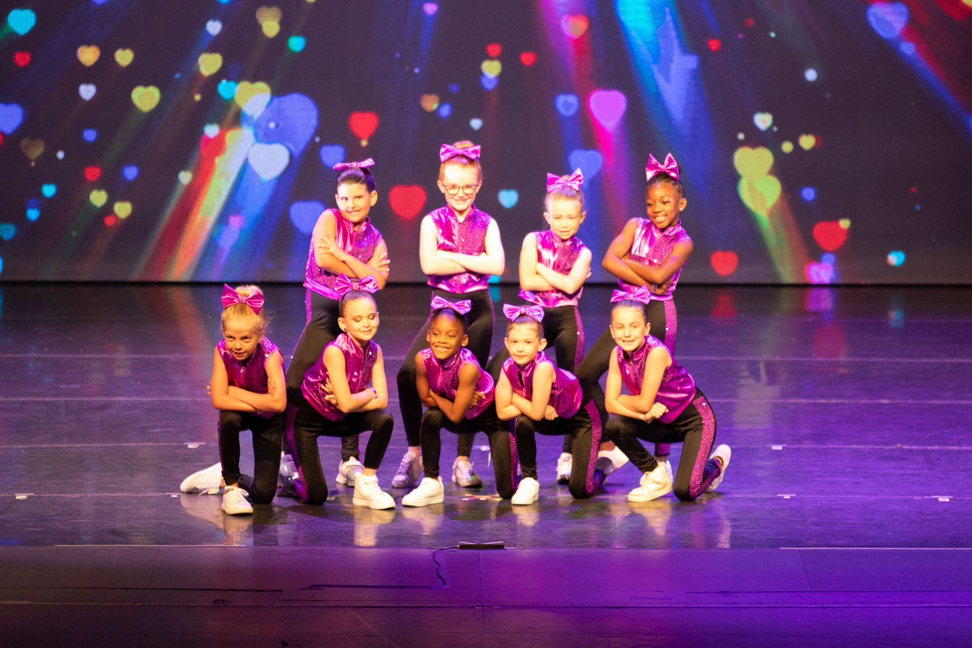 Young hip hop dancers
