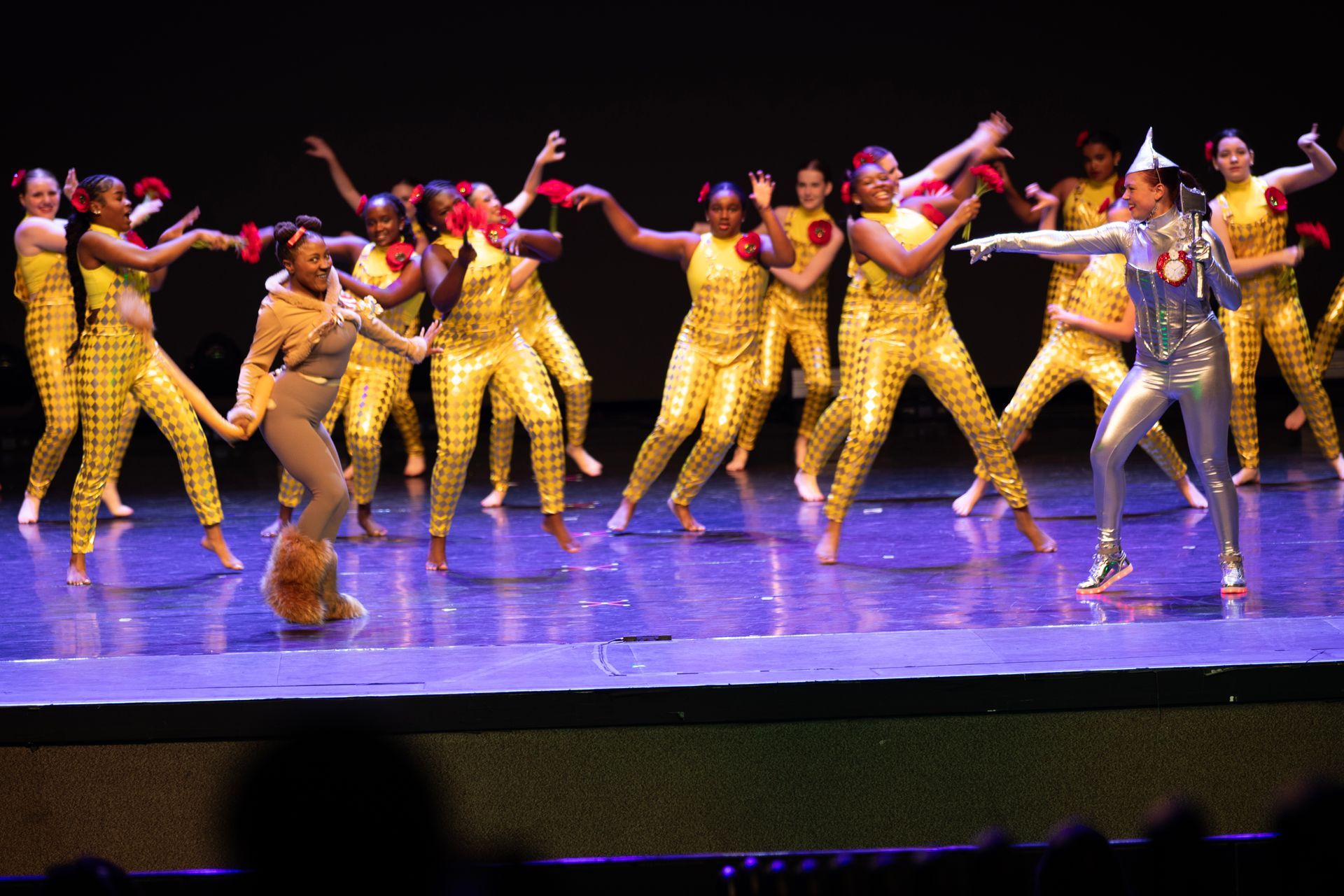 Yellow brick road dancers