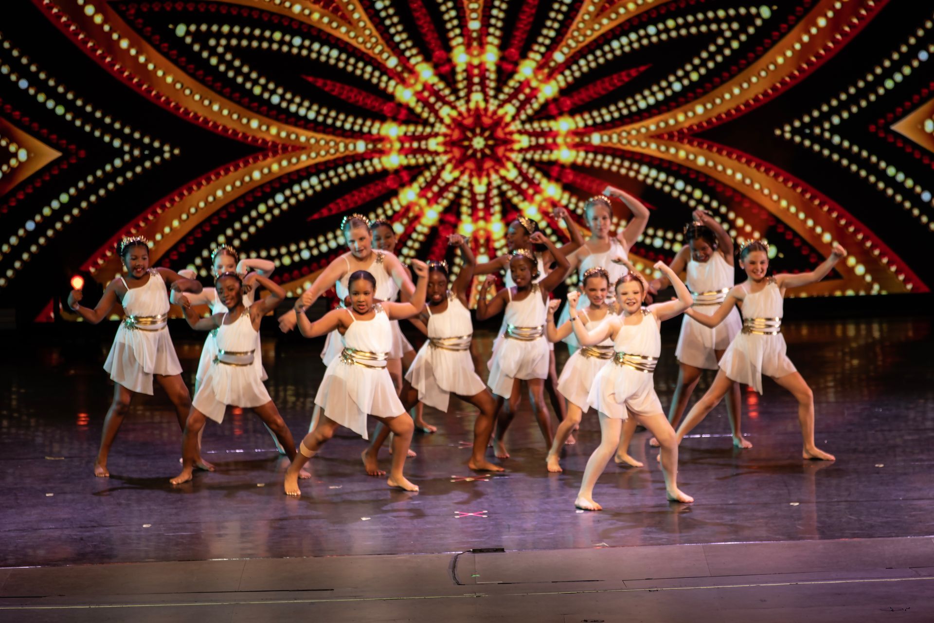 2025 dance showcase dancers in white