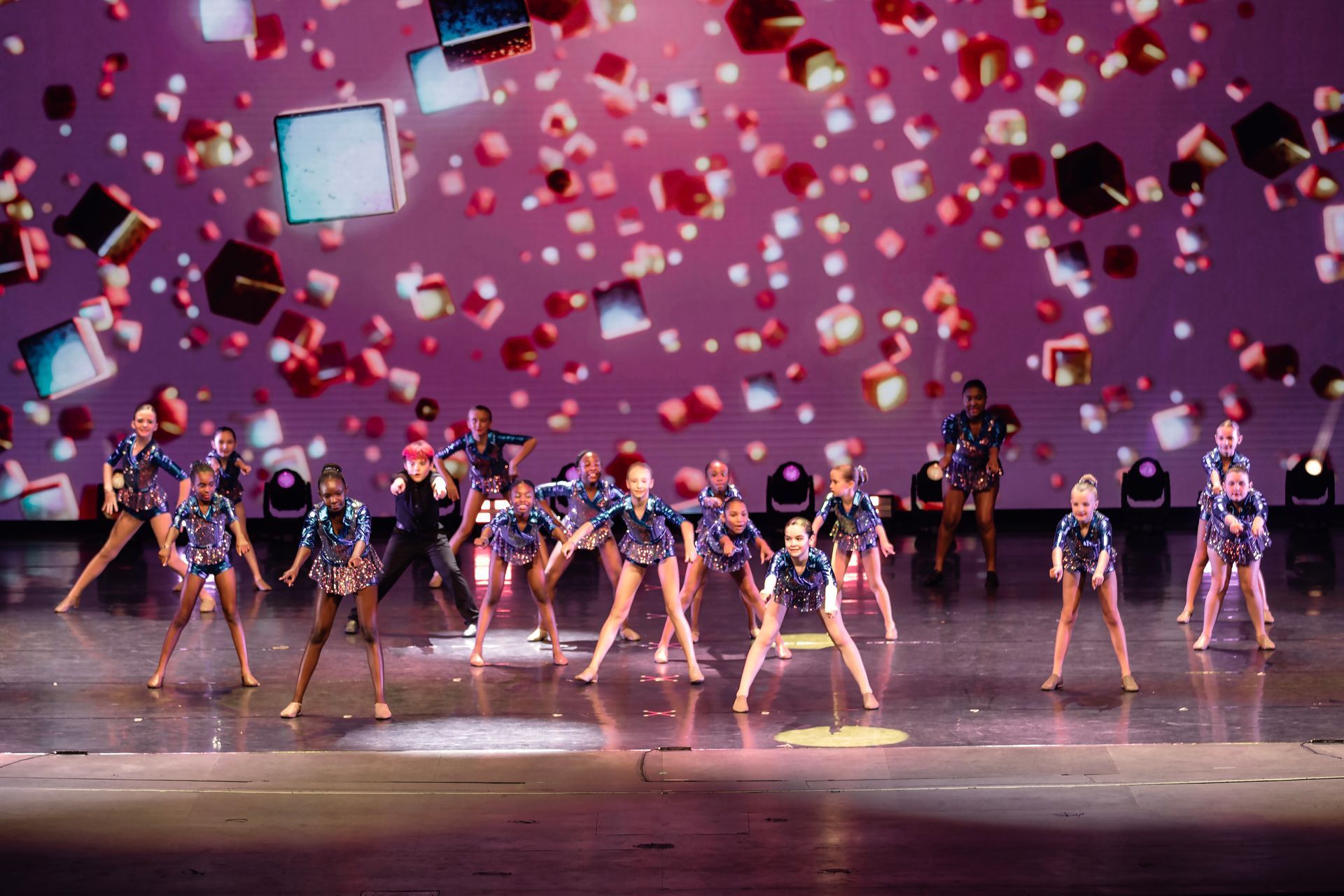 Youth jazz dance performance at the HKSD 2025 dance showcase