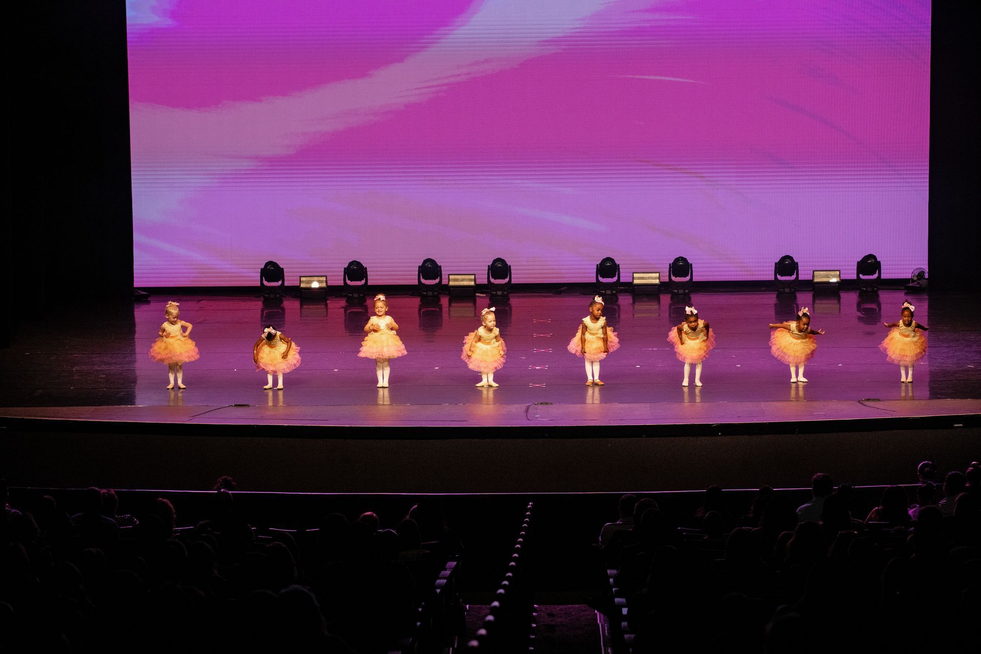 Young dancers performing at the 2025 dance showcase
