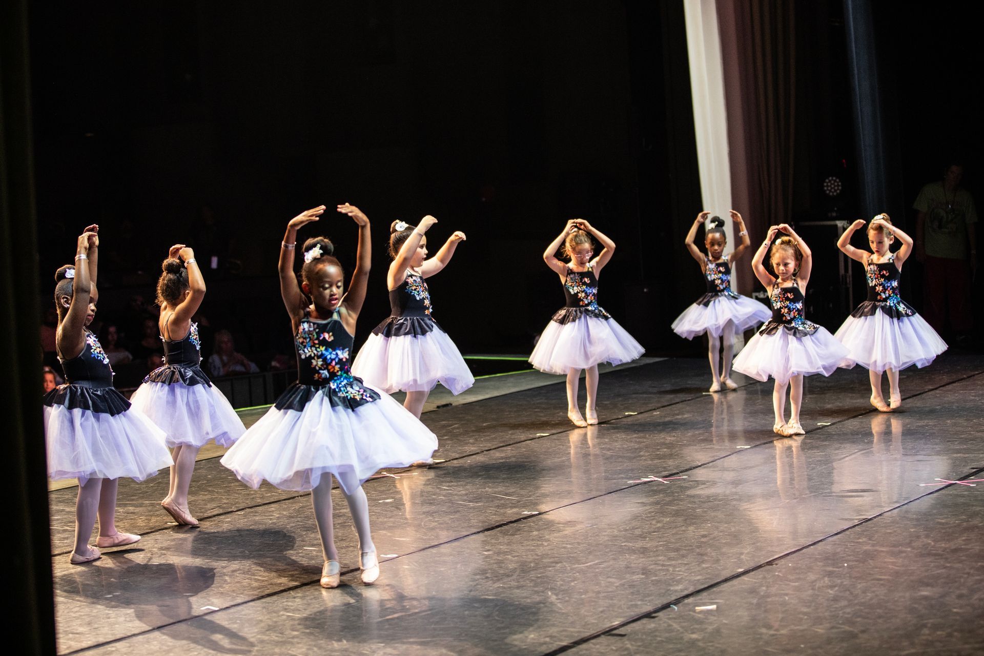 Ballet dancers wearing tutus