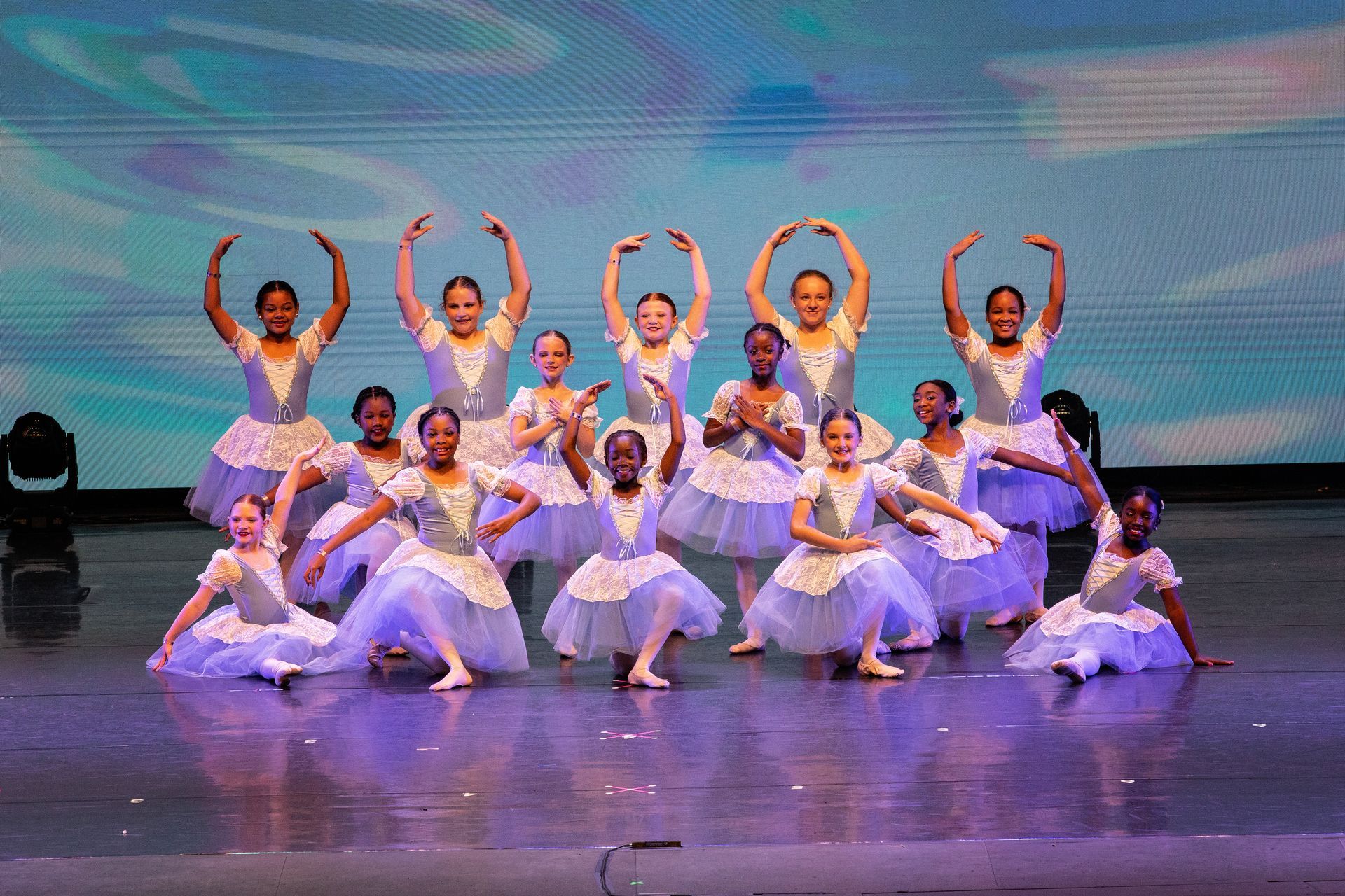 Youth ballet group at the 2025 dance showcase