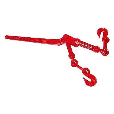 A Red Chain Binder With Hooks on a White Background — Wingham Farm Machinery in Wingham, NSW