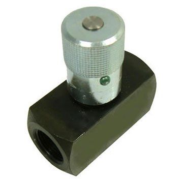 A Close Up of a Hydraulic Valve With a Handle on a White Background — Wingham Farm Machinery in Wingham, NSW