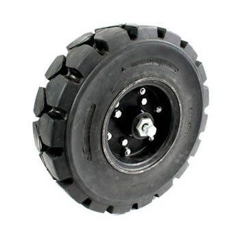 A Close Up of a Forklift Tire on a White Background — Wingham Farm Machinery in Wingham, NSW