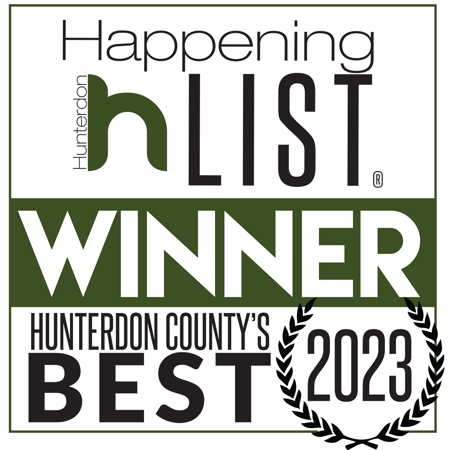2023 Hunterdon County's Happening List Winner