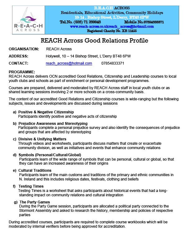 Reach Across Project Case Study