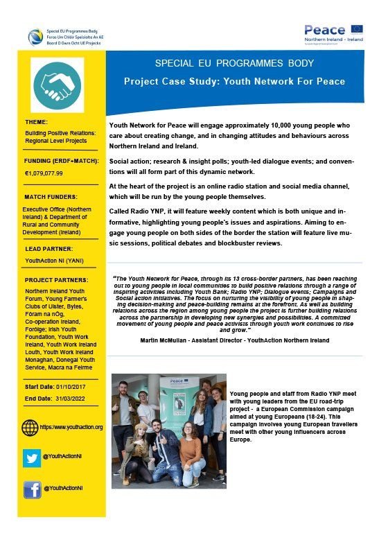 Youth Network for Peace Case Study update