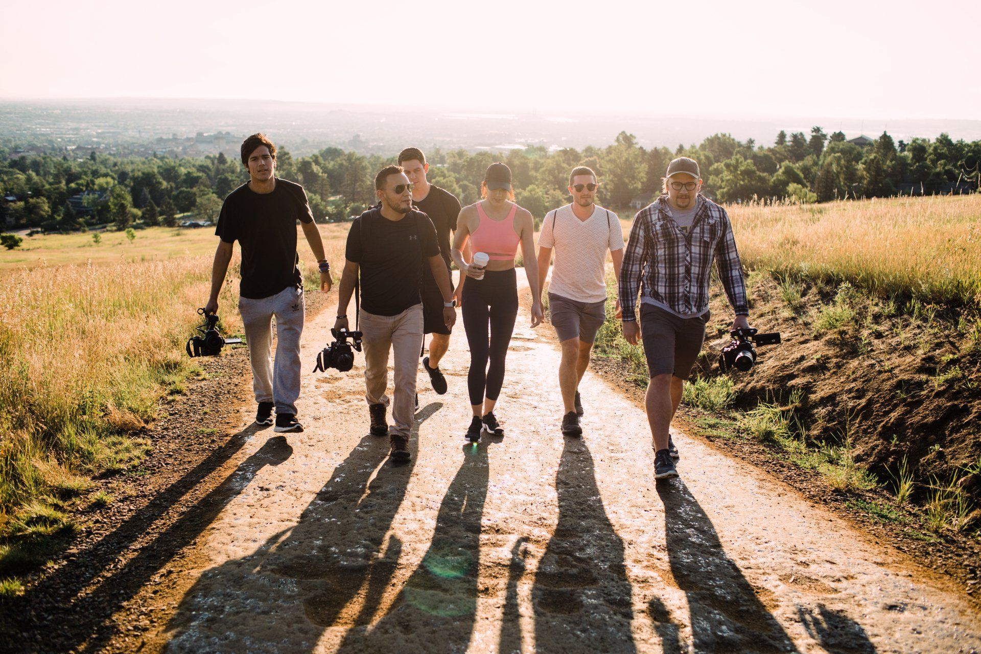 Success in Your City Film Crew walking