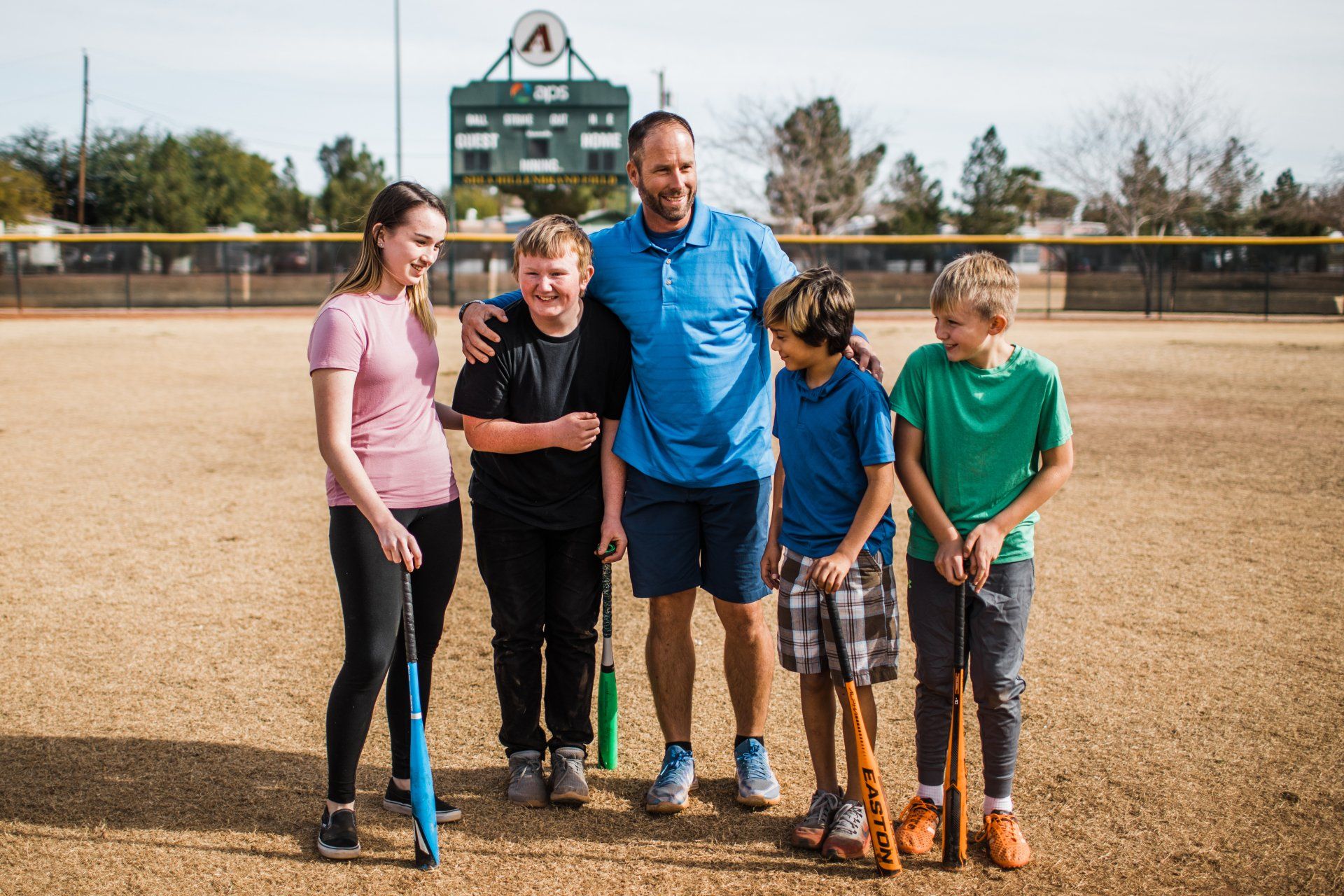 Shea Hillenbrand with kids
