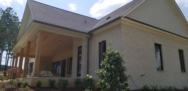 Gutter on Side of Back Porch — Jackson, MS — A&W Gutters